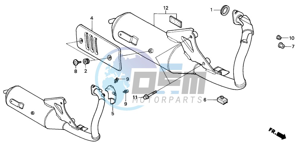 EXHAUST MUFFLER