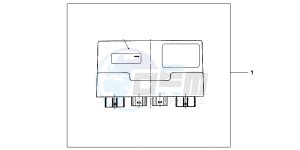 CBR1000RRB drawing ABS ECU