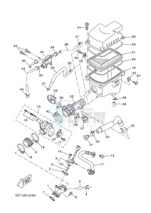 YZF-R125 R125 (5D7J 5D7J 5D7J) drawing INTAKE