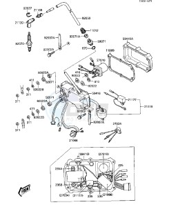 JS 300 B [JS300] (B3) [JS300] drawing IGNITION SYSTEM