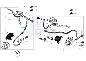 JOYRIDE - 150 cc drawing BRAKE SYSTEM