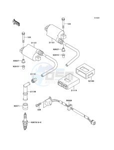 KLE500 KLE500B6F GB XX (EU ME A(FRICA) drawing Ignition System