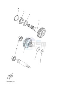 NS50N AEROX NAKED (1PL4 1PL4) drawing TRANSMISSION