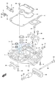 DF 70A drawing Engine Holder