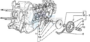 Liberty 125 Leader drawing Driving half pulley