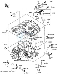 ZG 1000 A [CONCOURS] (A7-A9) [CONCOURS] drawing CRANKCASE