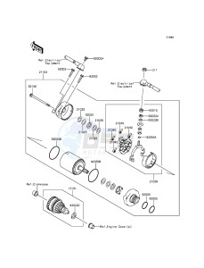 JET_SKI_ULTRA_LX JT1500KFF EU drawing Starter Motor