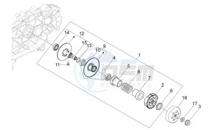 Mojito 125 e3 drawing Clutch