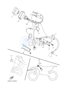 YZ125 (1SRD 1SRE 1SRF 1SRG 1SRG) drawing ELECTRICAL 1