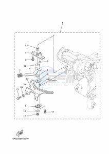 F15CEHL drawing TILLER-HANDLE