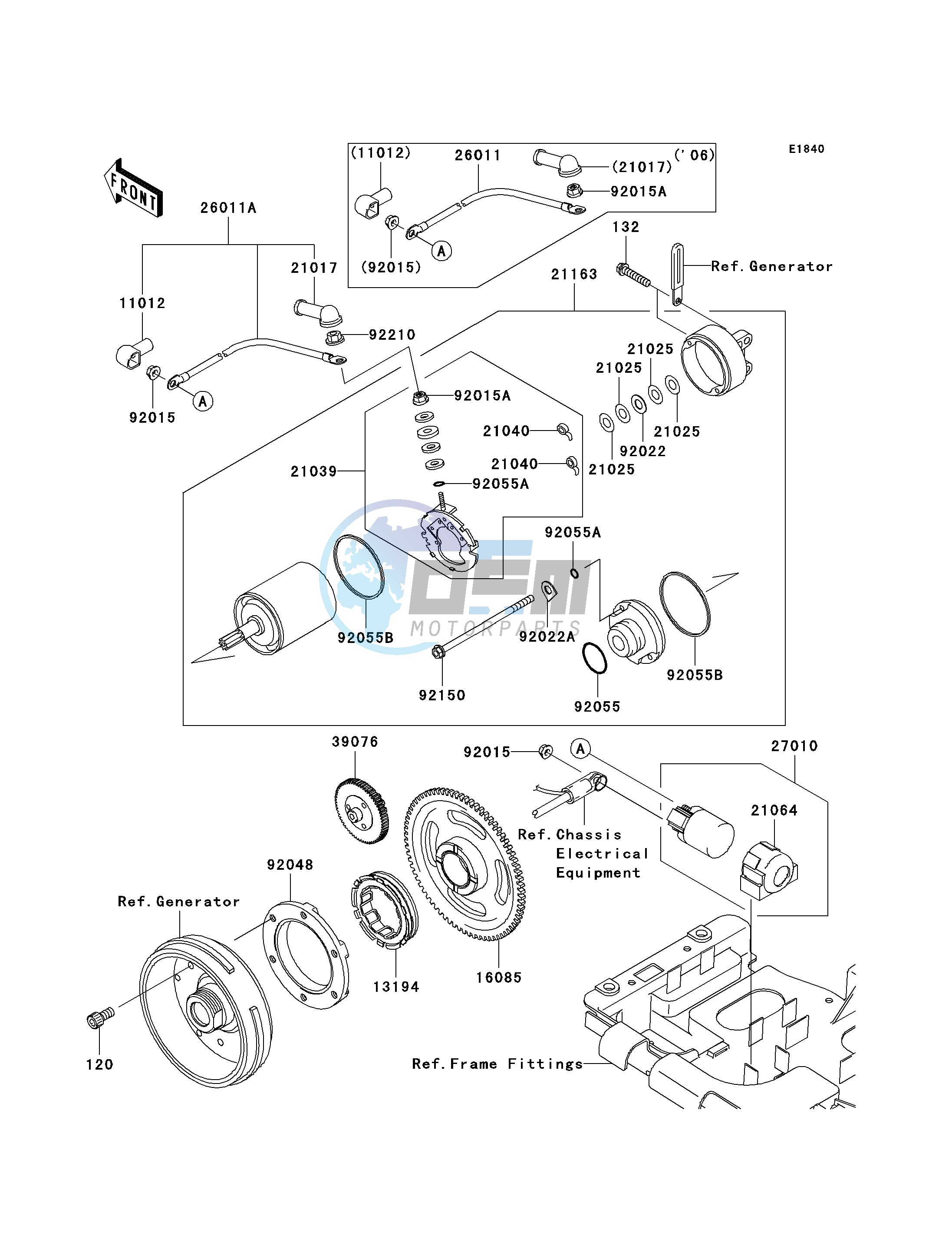 STARTER MOTOR-- G6F_G7F_G8F- -