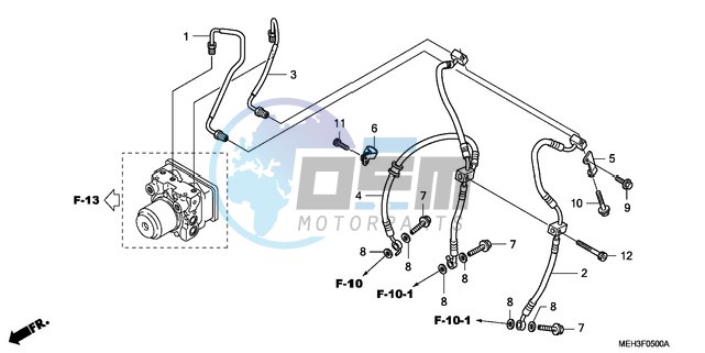 FRONT BRAKE HOSE