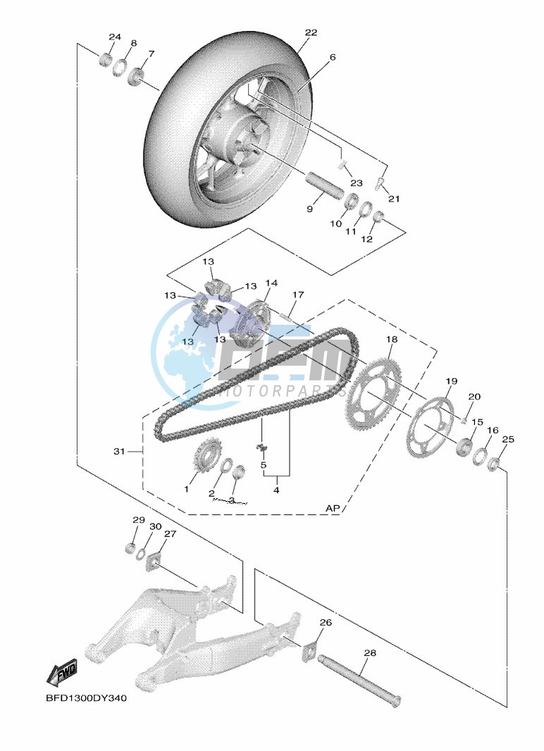 REAR WHEEL