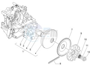 ZIP 100 4T (Vietnam) drawing Driving pulley