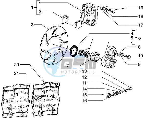 Brake caliper - Brake disc