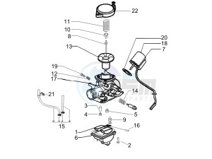 Liberty 50 4t ptt - (D) Germany drawing Carburetors components