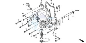 NES150 125 drawing RIGHT CRANKCASE COVER