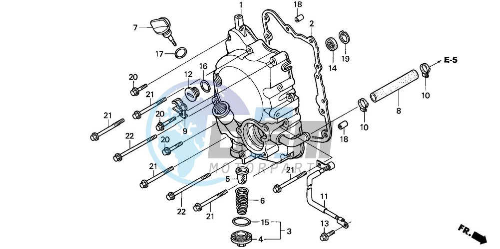 RIGHT CRANKCASE COVER