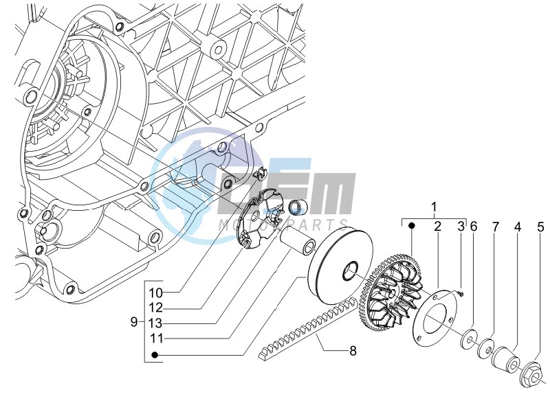 Driving pulley