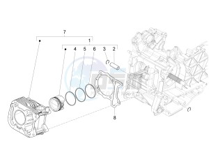 946 ARMANI 150 4T 3V ABS E3 (APAC) drawing Cylinder-piston-wrist pin unit