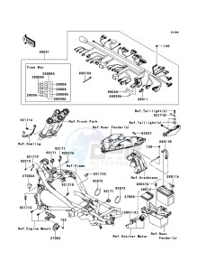 ER-6N ER650CBF GB XX (EU ME A(FRICA) drawing Chassis Electrical Equipment