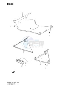 GSX-R750 drawing INNER COVER