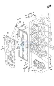 DF 200A drawing Cylinder Head