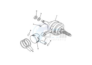 XC VERSITY 300 drawing CRANKSHAFT PISTON