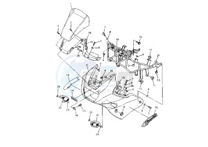 XJ S DIVERSION 600 drawing COWLING