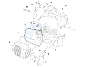 Liberty 125 4t Delivery e3 Single drawing Cylinder head cover