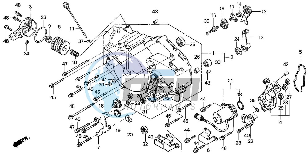 FRONT CRANKCASE COVER (2)