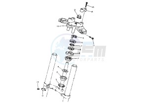 XJ S DIVERSION 600 drawing STEERING MY97