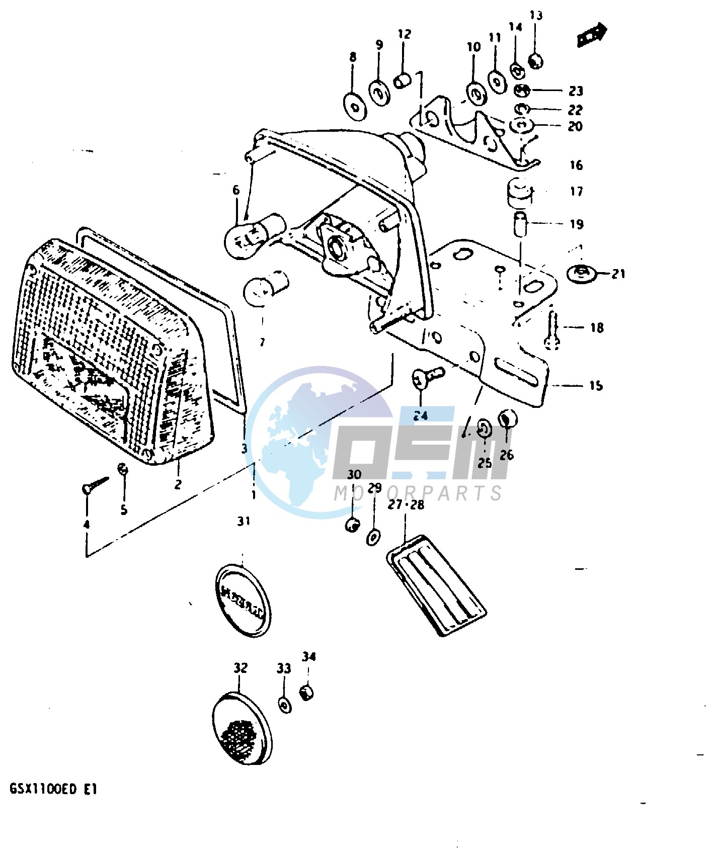 REAR COMBINATION LAMP