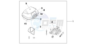 CBF10009 Europe Direct - (ED) drawing 45L TOPBOX PEARL COOL WHITE