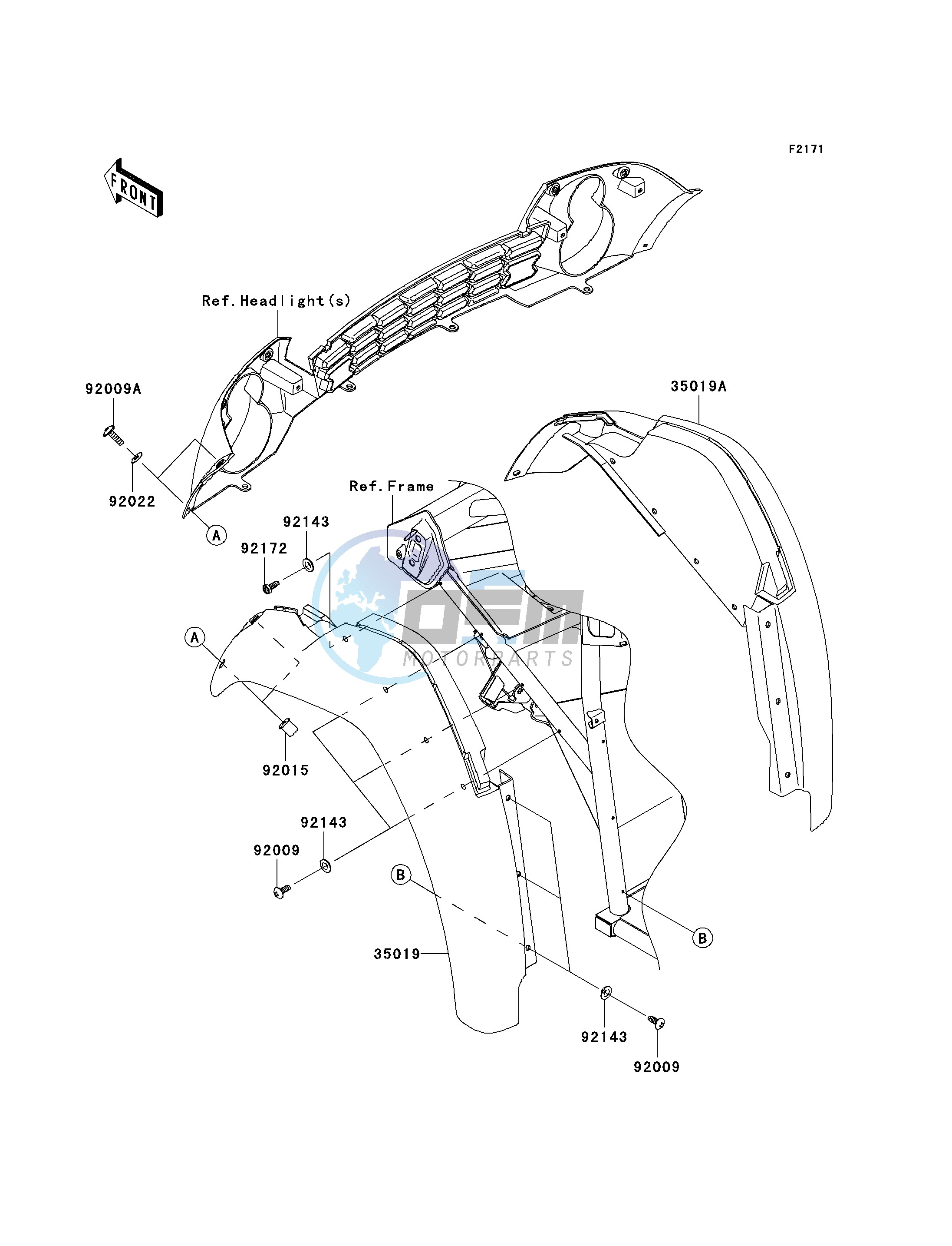 FRONT FENDER-- S- -