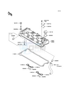 JET_SKI_STX-15F JT1500ABF EU drawing Cylinder Head Cover