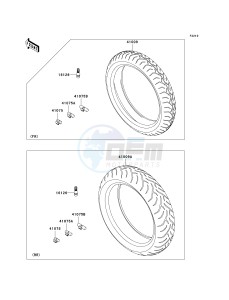 KLE 650 A [VERSYS EUROPEAN] (A7F-A8F) A7F drawing TIRES