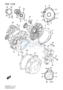 GSR750Z ABS EU drawing CRANKCASE COVER