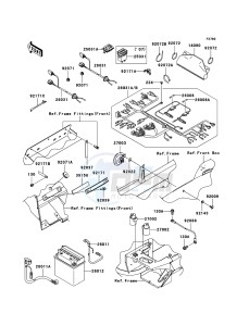 MULE_610_4X4 KAF400A8F EU drawing Chassis Electrical Equipment