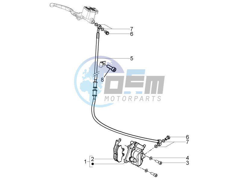 Brakes pipes - Calipers