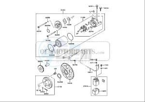 ZX-6R NINJA - 636 cc (EU) drawing STARTING MOTOR