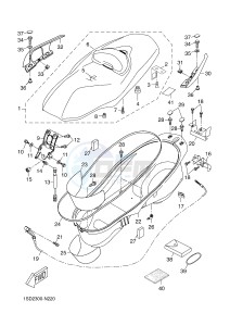 YP400R X-MAX 400 (1SD4 1SD4 1SD4) drawing SEAT