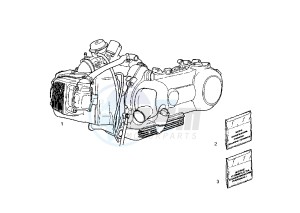 BOULEVARD 125-150 cc drawing ENGINE