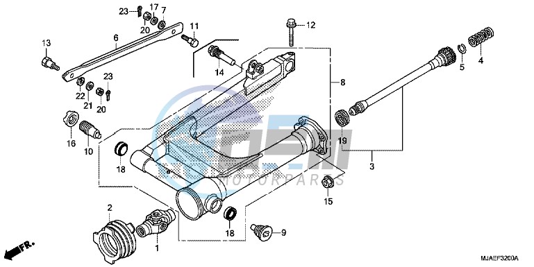 SWINGARM (VT750CS/ C2B/ C2S/ C)