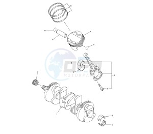 FZ8-N 800 drawing CRANKSHAFT AND PISTON