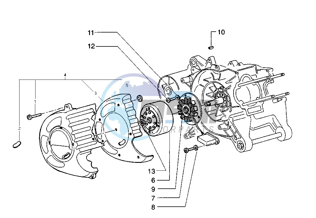 Flywheel magneto