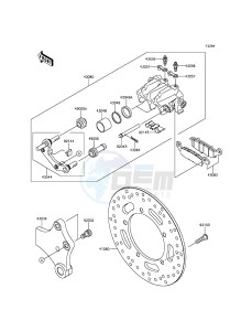 VULCAN 900 CLASSIC VN900BGFA GB XX (EU ME A(FRICA) drawing Rear Brake