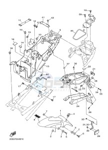 XJ6N 600 XJ6-N (NAKED) (20SS) drawing FENDER