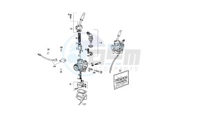 SENDA R X-TREM - 50 CC VTHSR1D1A EU2 drawing CARBURETOR