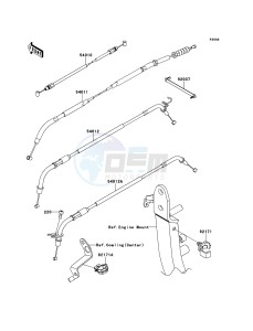 Z1000 ZR1000DCF FR GB XX (EU ME A(FRICA) drawing Cables